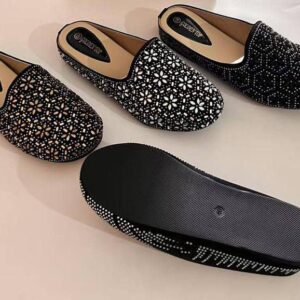 Beaded half shoe