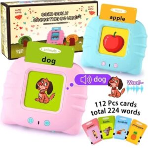 112pc cards, 224 words kids educational device